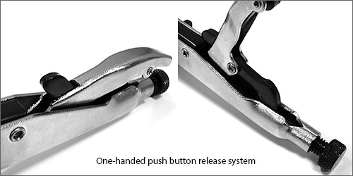 One-handed push button